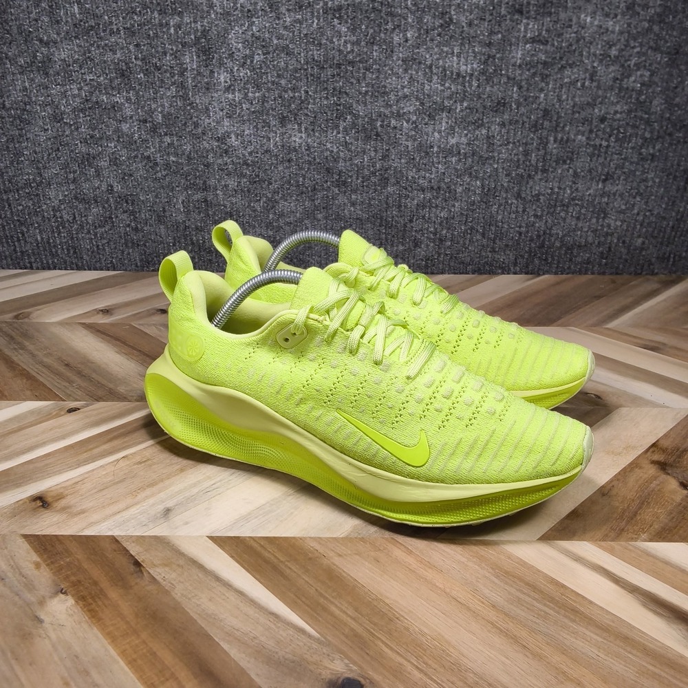 NIKE REACTX INFINITY RUN 4 Volt Lime Yellow Men's Running Shoes Size 10.5 DR2665